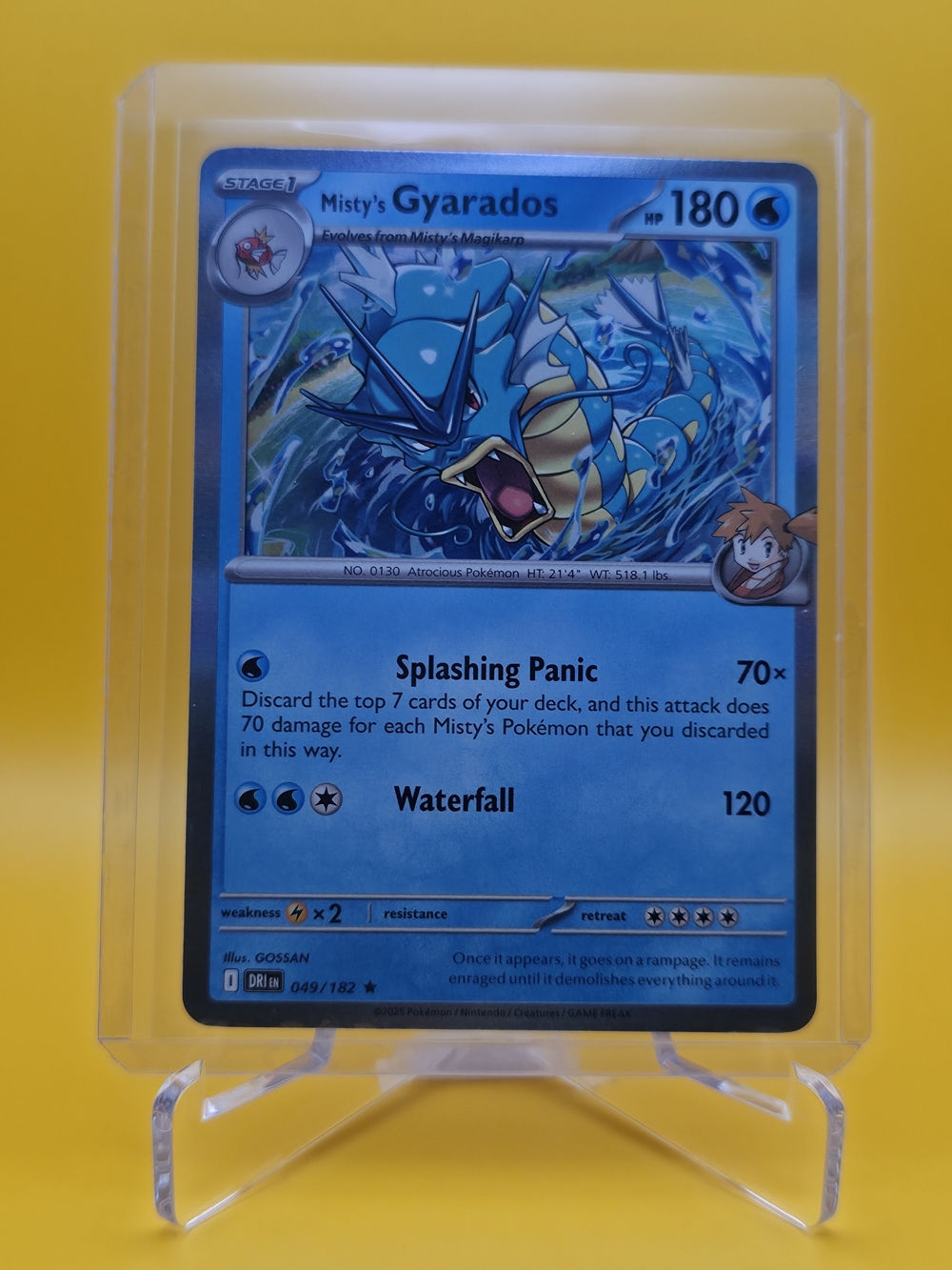 Pokémon TCG - Misty's Gyarados - Destined Rivals - Rare - 049/182